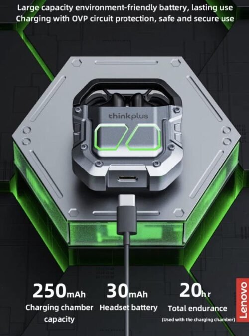 ⁦Lenovo Thinkplus Livepods XT81 Wireless Earbuds⁩ - الصورة ⁦6⁩