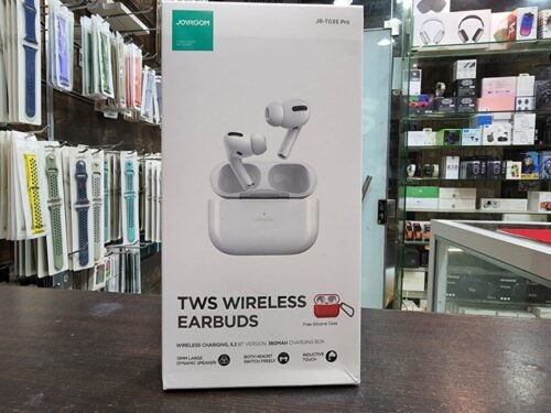 ⁦Joyroom JR-T03S Pro TWS Bluetooth Noise Cancelling Technology Earphones with Microphone - White⁩ - الصورة ⁦7⁩