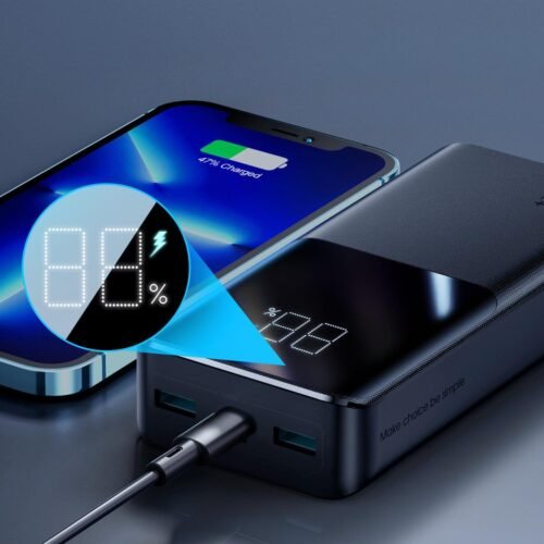 ⁦JOYROOM JR-QP192 باور بانك بشاشة رقمية كبيرة 20000 مللي أمبير/22.5 وات⁩ - الصورة ⁦4⁩