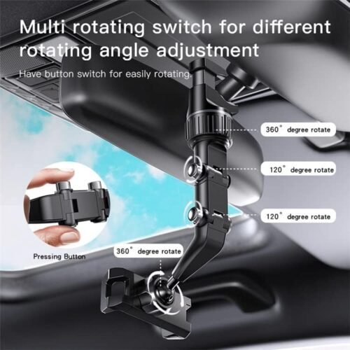 ⁦حامل موبايل عالمي متعدد الزوايا من Yesido C192⁩ - الصورة ⁦2⁩