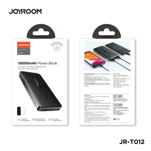 ⁦JOYROOM JR-T012 Power Bank 10000mAh⁩ - الصورة ⁦4⁩