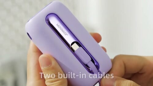 ⁦JOYROOM JR-L012 22.5W mini Power Bank 10000mAh with Dual Cables⁩ - الصورة ⁦3⁩