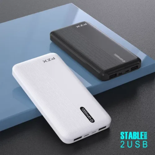 ⁦💥 باور بانك PZX 10000mAh V07 – شحن ذكي في جيبك!⁩ - الصورة ⁦4⁩