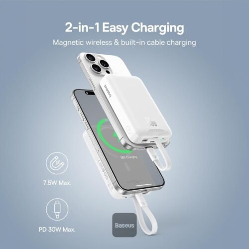 ⁦baseus power bank 10000mah 30w⁩ - الصورة ⁦5⁩