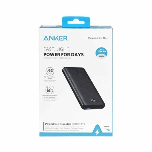 ⁦anker powercore essential 20000⁩ - الصورة ⁦3⁩