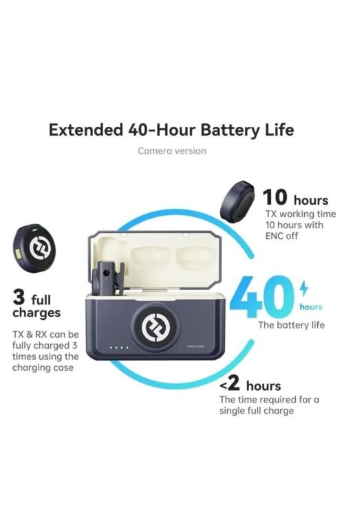 ⁦Hollyland Lark M2 Wireless Microphone⁩ - الصورة ⁦3⁩