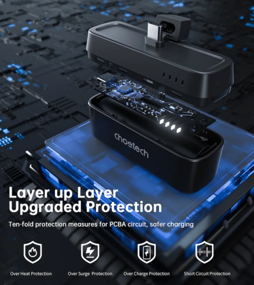⁦CHOETECH Power Bank بمدخل Type-C⁩ - الصورة ⁦3⁩