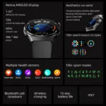 ⁦QCY GT2 Smart Watch⁩ - الصورة ⁦4⁩
