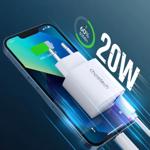 ⁦Choetech Q5004 USB-C Power Adapter 20w⁩ - الصورة ⁦4⁩