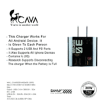 Cava 30W – Fast Charger