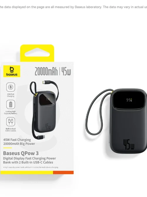 Baseus Qpow 3 Digital Display Fast Charging Power Bank