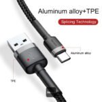 ⁦Baseus Silky Fast Charging USB‑A to USB‑C⁩ - الصورة ⁦8⁩