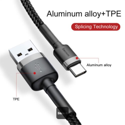 ⁦Baseus Silky Fast Charging USB‑A to USB‑C⁩ - الصورة ⁦8⁩