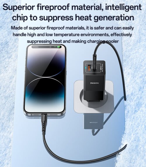 ⁦Yesido YC73 65W GaN⁩ - الصورة ⁦3⁩