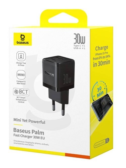 Baseus Palm Fast Charger 1C 30W EU Cluster