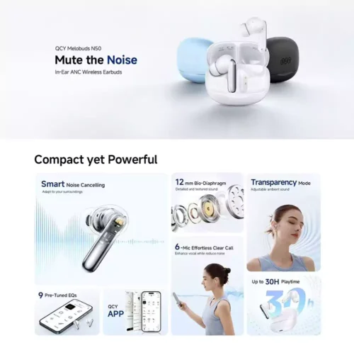 ⁦QCY MeloBuds N50⁩ - الصورة ⁦3⁩