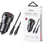 Yesido Y55 60W Dual Port Fast Car Charger (USB-C + USB-A)