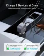 ⁦Anker Nano 75W Car Charger⁩ - الصورة ⁦3⁩