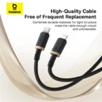 ⁦Baseus Dura Charging Cable USB-C to Lightning 20W⁩ - الصورة ⁦2⁩