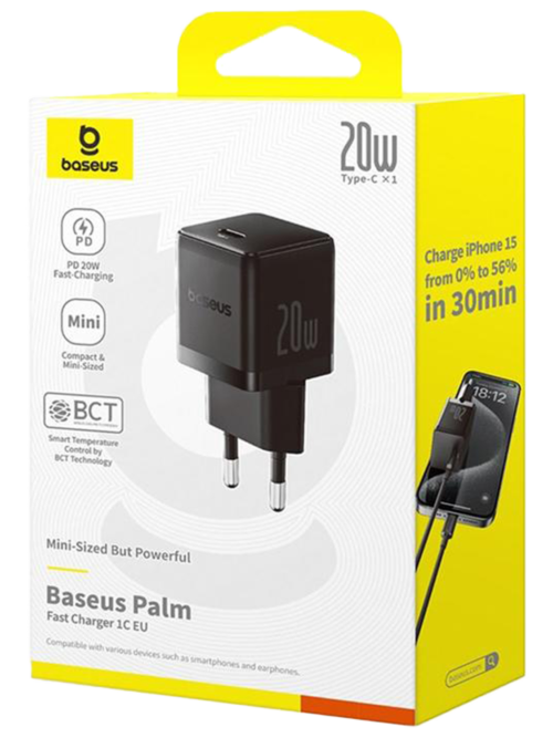 Baseus Palm Fast Charger 1C 20W