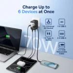 ⁦Baseus EnerCore CG11 Universal Travel Adapter – 70W⁩ - الصورة ⁦3⁩